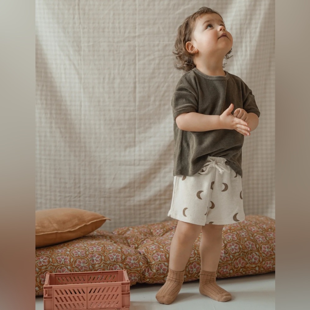 Organic Zoo Terry Rope Shorts 1-2YRS